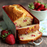 Strawberry Pound Cake in Loaf Pan