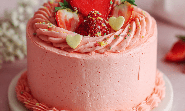 Strawberry Purée Buttercream Recipe – Silky, Fresh & Full of Love