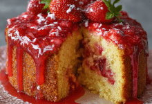 Strawberry Purée Cake Filling – Sweet, Silky, and Full of Summer Love