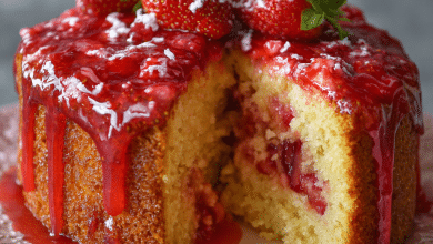 Strawberry Purée Cake Filling – Sweet, Silky, and Full of Summer Love