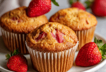 Strawberry Purée Muffins