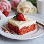 Strawberry Sheet Cake with Cream Cheese Frosting – A Sweet Slice of Love from My Kitchen