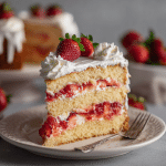 Strawberry Shortcake Cake with Whipped Cream