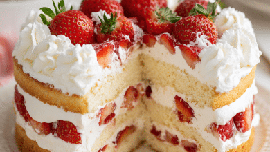 Strawberry Shortcake Cream Cake
