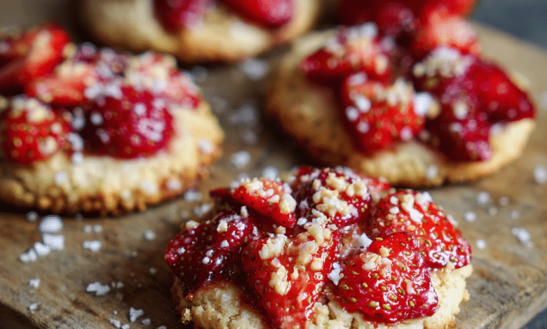 Strawberry Sugar Cookies for Spring Parties – A Sweet Little Celebration from My Cretan Kitchen