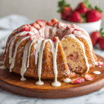 Strawberry Pound Cake Muffins
