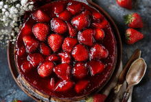 Thick Strawberry Compote for Layer Cakes – Sweet, Glossy & Made with Love