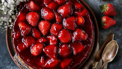 Thick Strawberry Compote for Layer Cakes – Sweet, Glossy & Made with Love