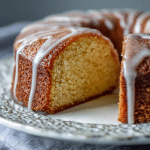 Vanilla Bean Tea Cake with Glaze – A Soft Slice of Calm for Slow Afternoons