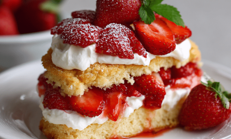 Vegan Gluten Free Strawberry Shortcake