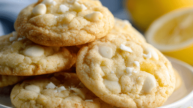 White Chocolate Lemon Cookies – Soft, Sweet, and Full of Sunshine