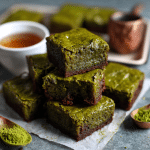 Bakery-Style Matcha Brownies