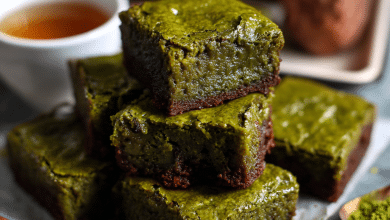 Bakery-Style Matcha Brownies