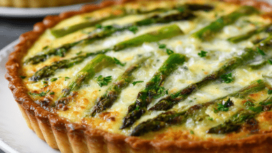 Cheesy Asparagus Quiche