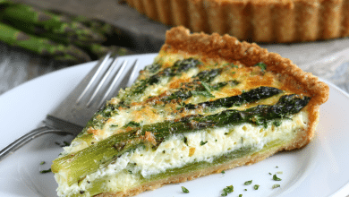 Healthy Asparagus Quiche