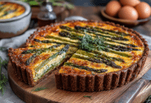 Homemade Asparagus Quiche