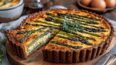 Homemade Asparagus Quiche