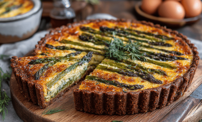 Homemade Asparagus Quiche