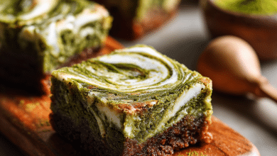 Matcha Cheesecake Brownies 🍵