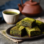 Matcha Mochi Brownies