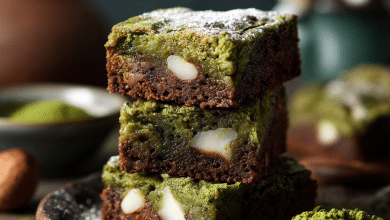 Gluten-Free Matcha Mochi Brownies