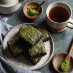 Quick 5-Ingredient Matcha Brownies
