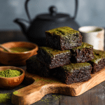 Soft & Chewy Matcha Brownies