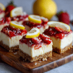 Strawberry Lemon Mini Layer Cakes