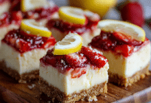 Strawberry Lemon Mini Layer Cakes