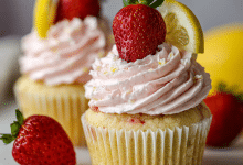 Strawberry Lemon Cupcakes