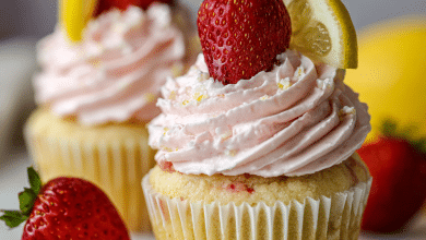 Strawberry Lemon Cupcakes