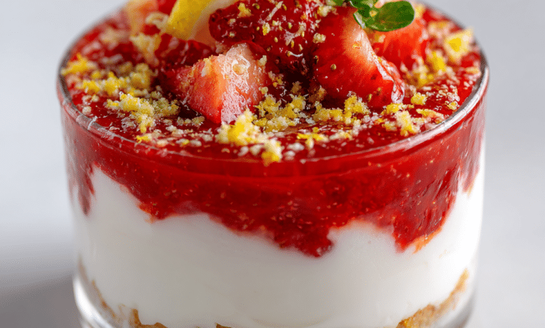 Strawberry Lemon Parfait
