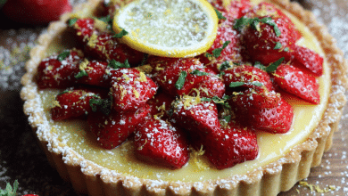 Strawberry Lemon Tart