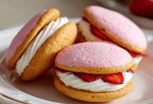 Strawberry Lemon Whoopie Pies