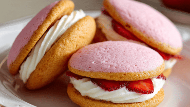 Strawberry Lemon Whoopie Pies
