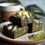 White Chocolate Matcha Brownies